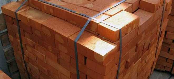 Вес поддона кирпича