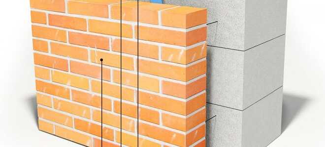 Вентзазор в кирпичной кладке