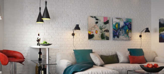 Декоративная гипсовая плитка под кирпич