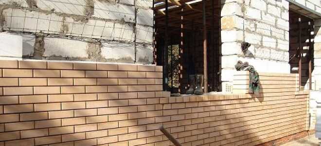 Способы крепления кирпича к бетону