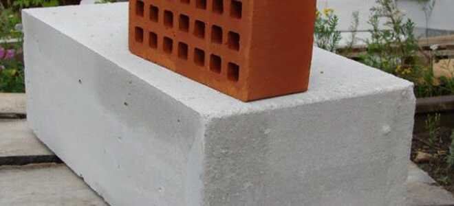Отличие кирпича от шлакоблока