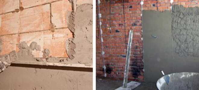 Как и чем оштукатурить стены из кирпича?