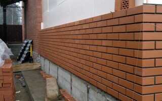 Как класть облицовочный кирпич?