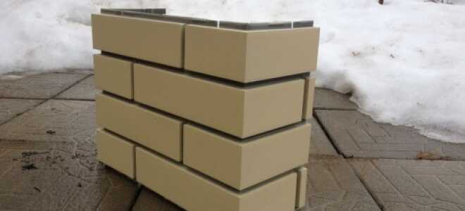 Красивые столбы (имитация кирпича)