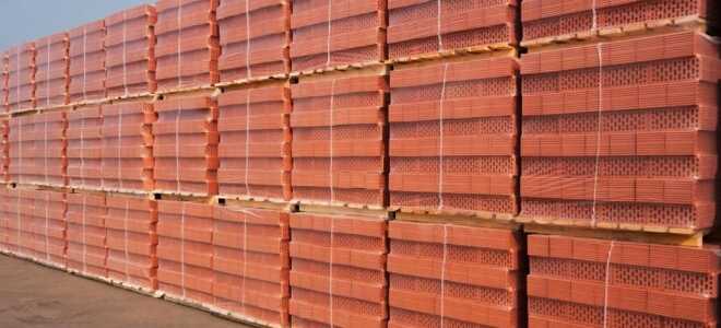 Хранение кирпичей