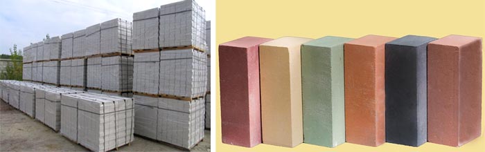 Блоки из силиката, их масса и размеры