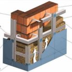 Схема облицовки с кляммерами Схема облицовки с кляммерами
